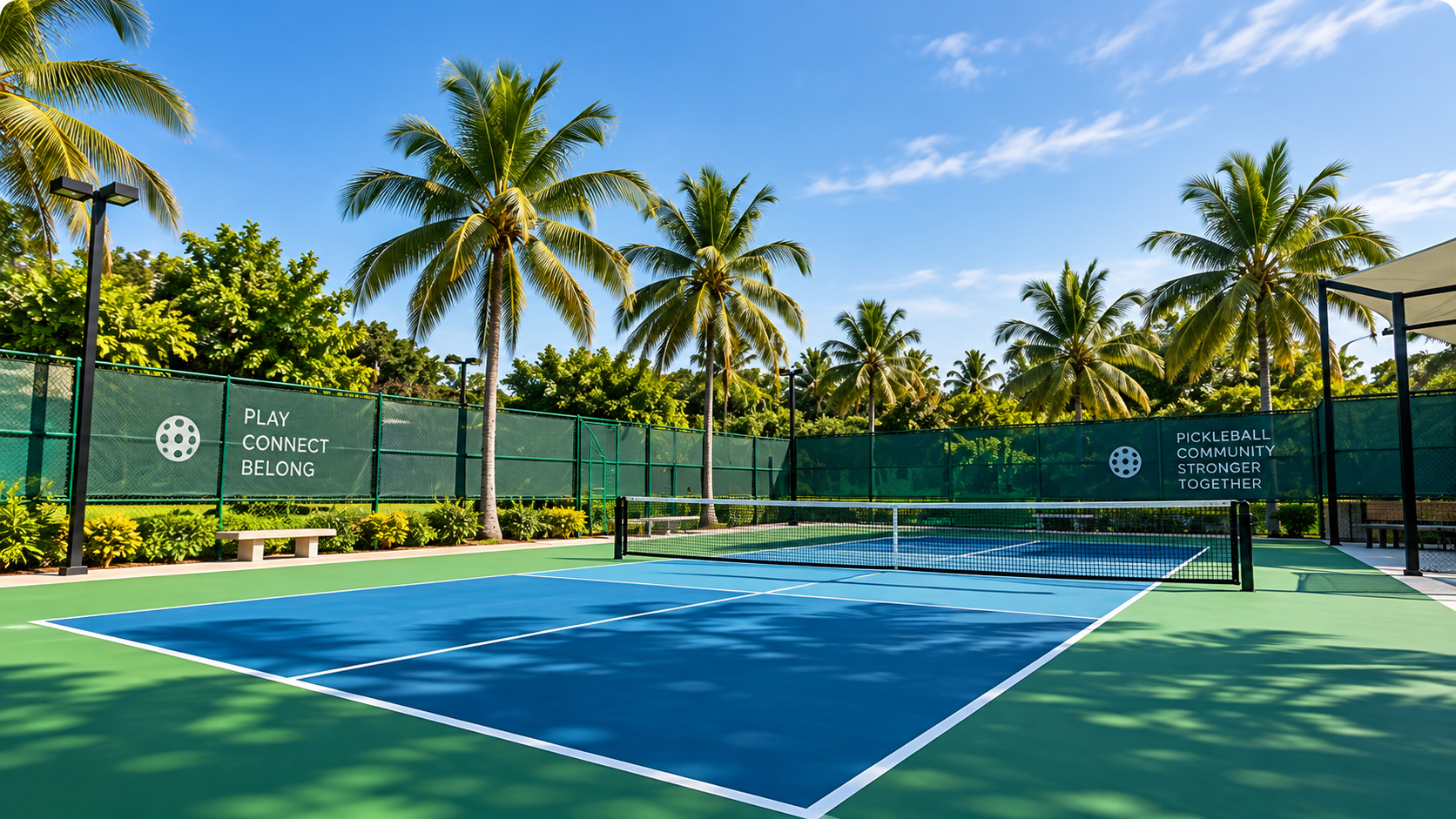 Pickleball court