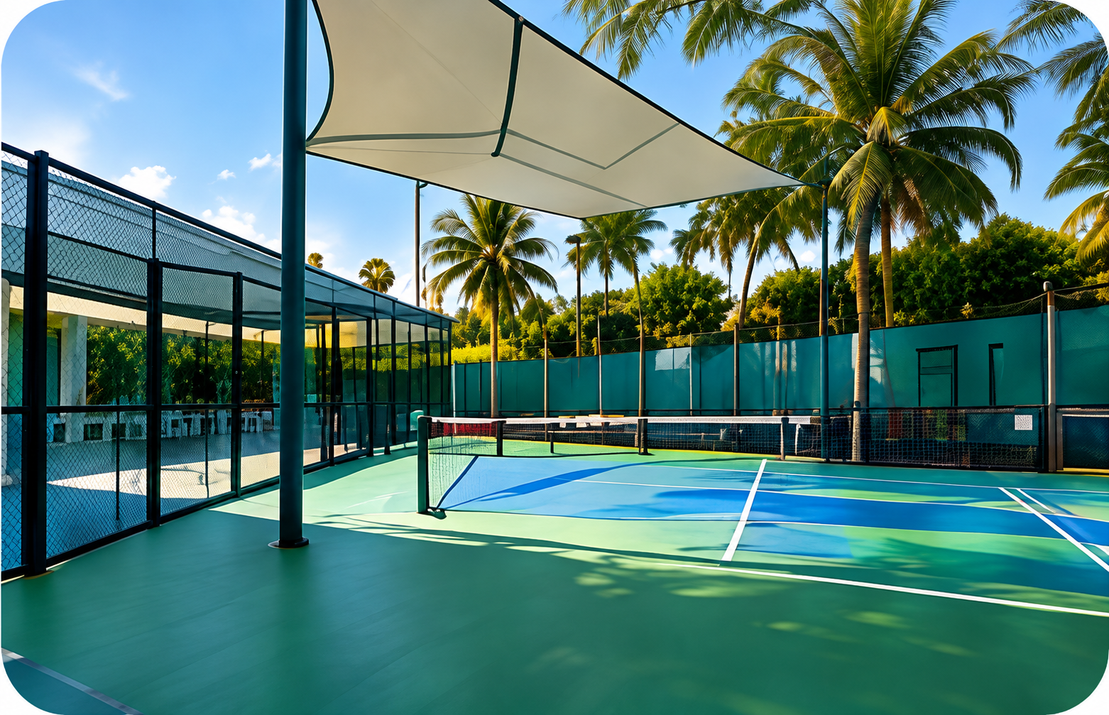 Pickleball court